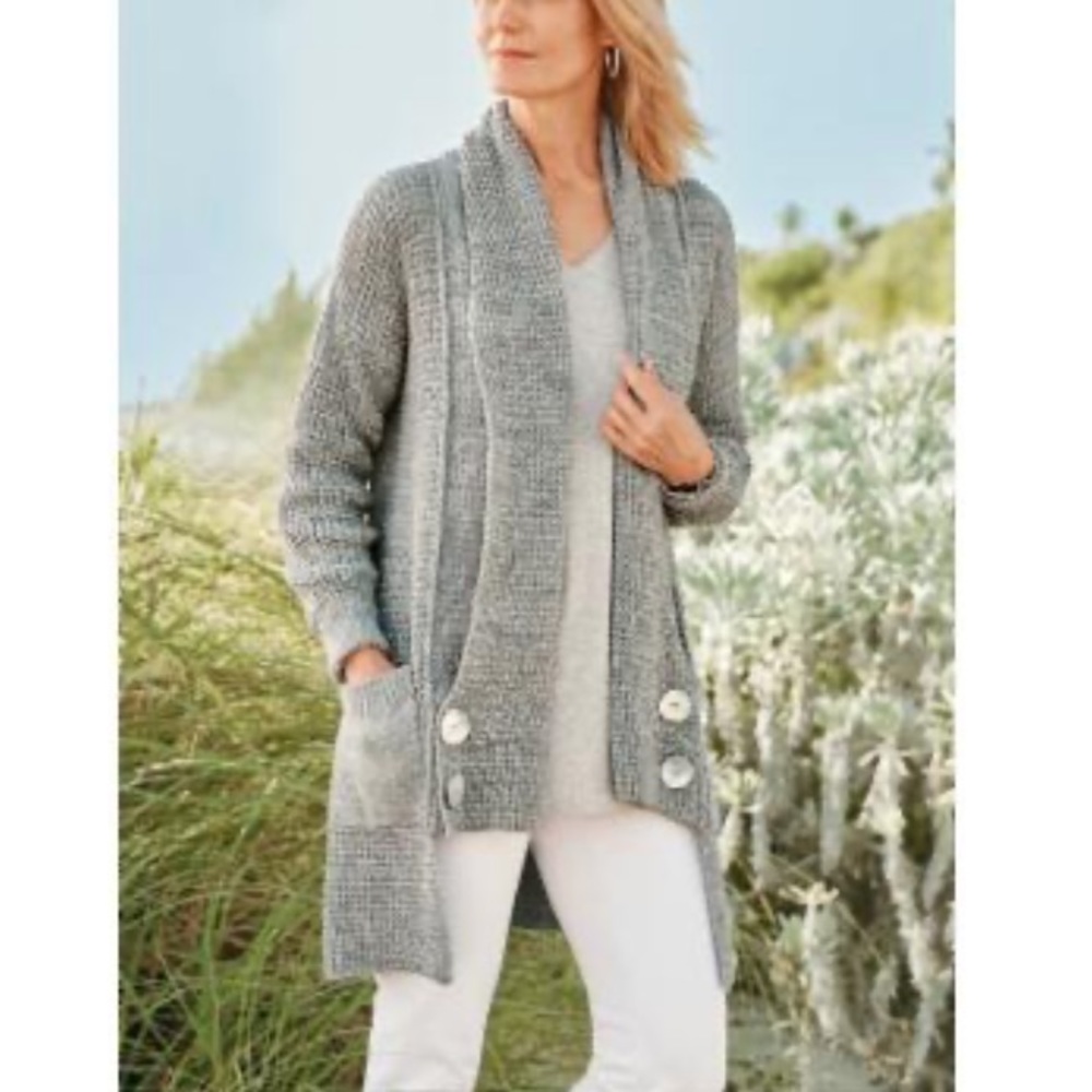 Soft Surroundings | Cotton ‘Townsend’ Knit Cardigan